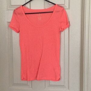 Fitted Pink Short Sleeve T-Shirt Sz S